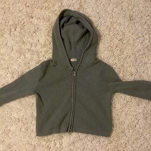 John galt green one- size zip up hoodie.